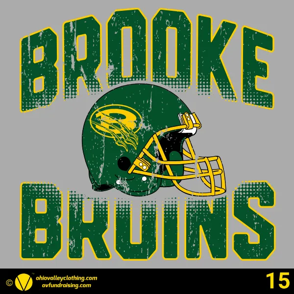 Brooke Middle School Football 2026 Design 15