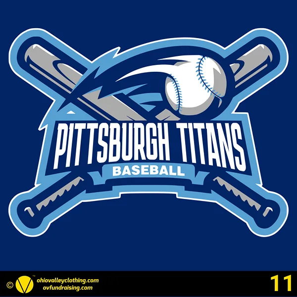 Pittsburgh Titans Baseball 2024 Design 11