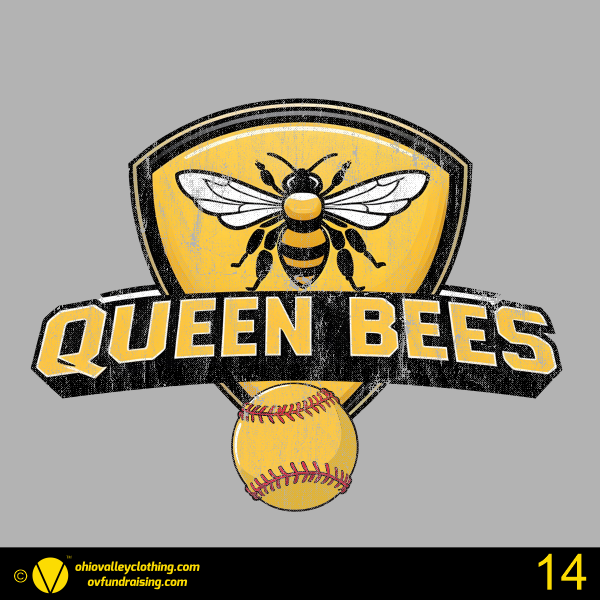 Queen Bee Softball Sample Designs 2024 Queen Bee 2024 Fundraising Sample Design 14