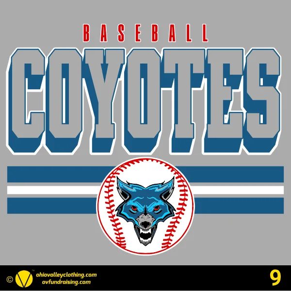 Coyotes Baseball Spring 2026 Design 09