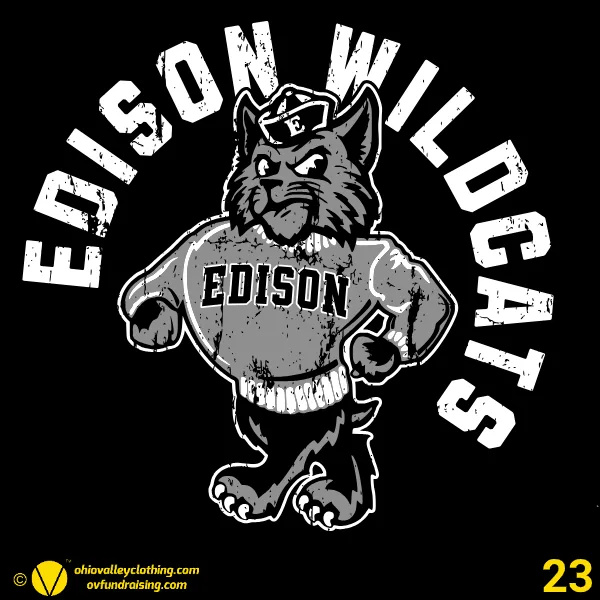 Edison Jr. Wildcats Football 2025 Design 23