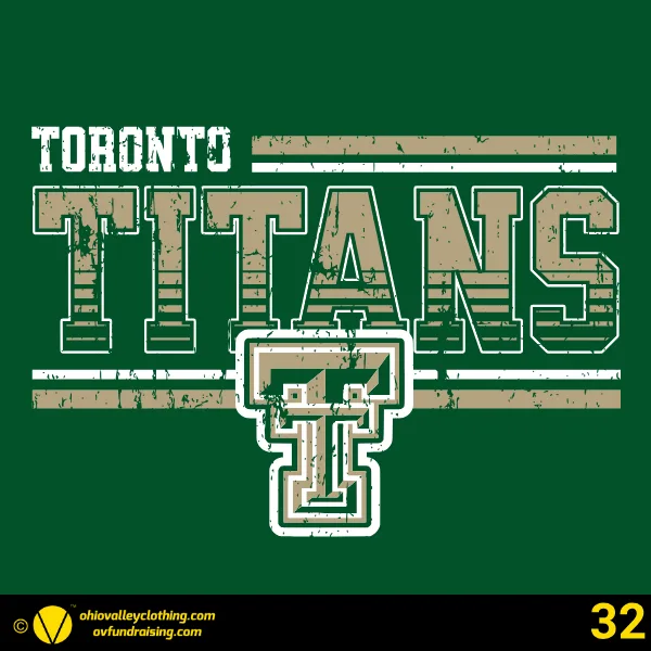 Toronto Titans Youth Football & Cheer 2026 Design 32