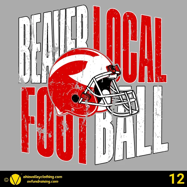 Beaver Local Touchdown Club 2025 Design 12