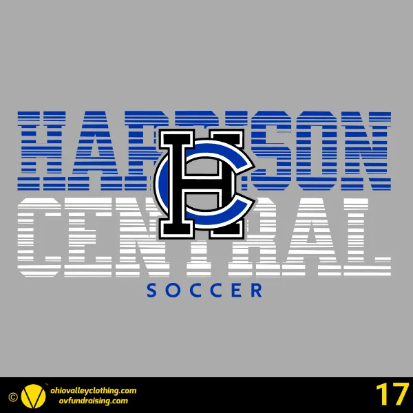 Harrison Central Huskies Soccer 2026 Design 17