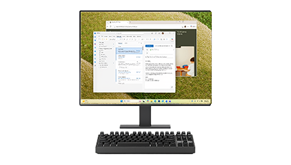 Windows Desktop with files open on the screen
