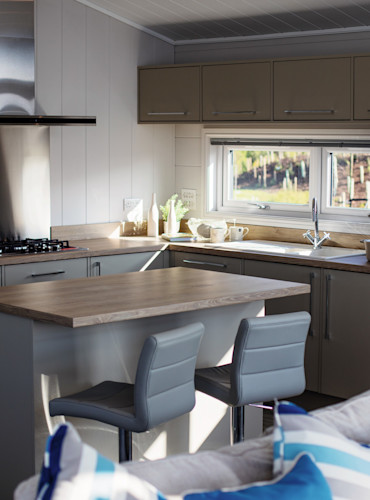 Representation of a kitchen in a Emerald Lodge