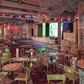 The seating area at The Marina Lounge