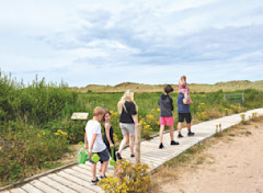 Direct access to the beach flats at Presthaven