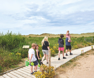 Direct access to the beach flats at Presthaven