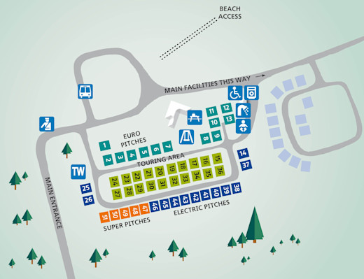 Map of Touring at Presthaven Beach Resort