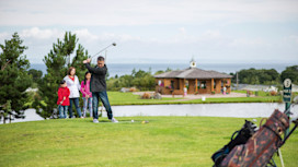 9-hole golf course with sea views at Seton Sands