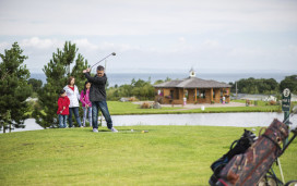 9-hole golf course with sea views at Seton Sands