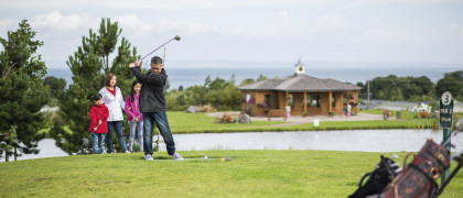 9-hole golf course with sea views at Seton Sands