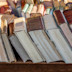 A collection of old books.