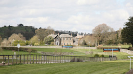 Cartmel Racecourse in the Lake District.