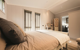 Caravan master bedroom
