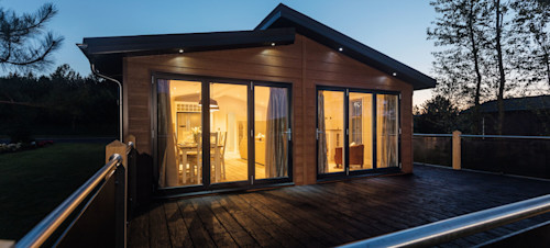 Caravan master bedroom