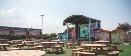 Outdoor stage