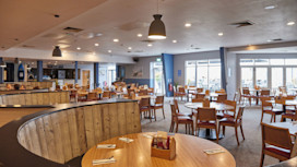 Inside the Mash and Barrel bar and restaurant