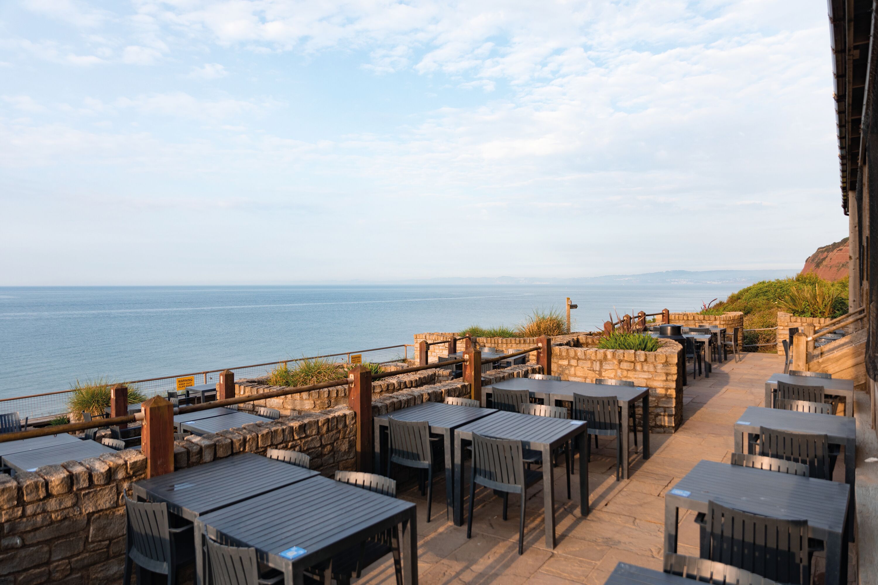 South Beach Cafe Terrace at Devon Cliffs