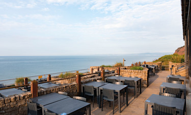 South Beach Cafe Terrace at Devon Cliffs