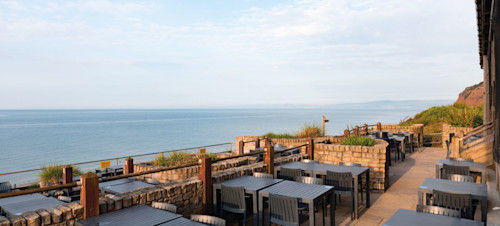 South Beach Cafe Terrace at Devon Cliffs
