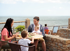 South Beach Cafe Terrace at Devon Cliffs