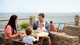 South Beach Cafe Terrace at Devon Cliffs