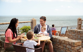 South Beach Cafe Terrace at Devon Cliffs