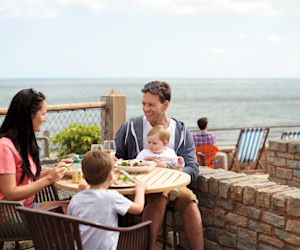 South Beach Cafe Terrace at Devon Cliffs