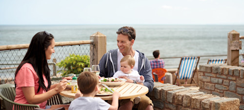 South Beach Cafe Terrace at Devon Cliffs