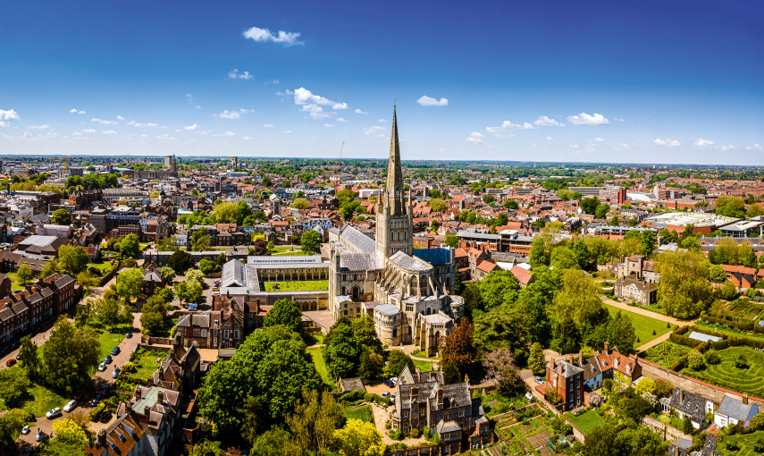 3. Norwich Cathedral, Norwich