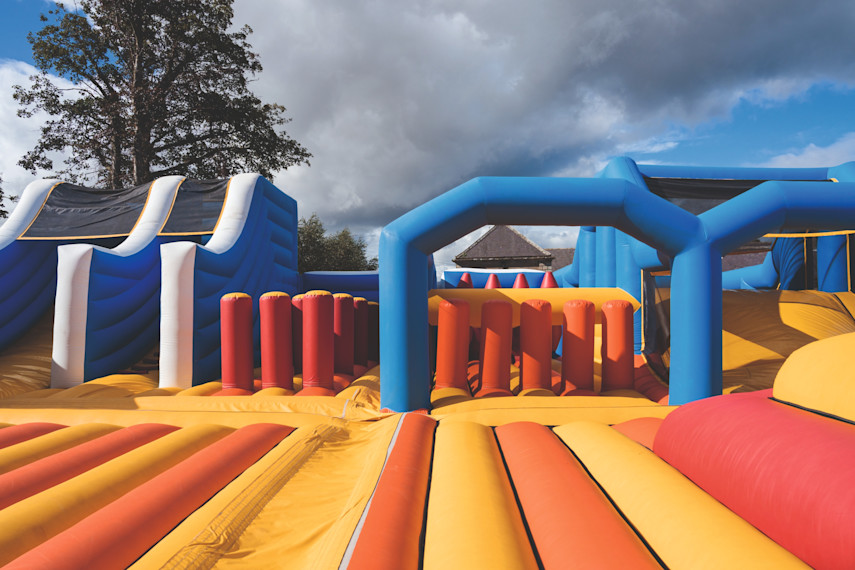 2. Inflatable Action Park