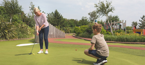 Adventure Golf course at Cala Gran