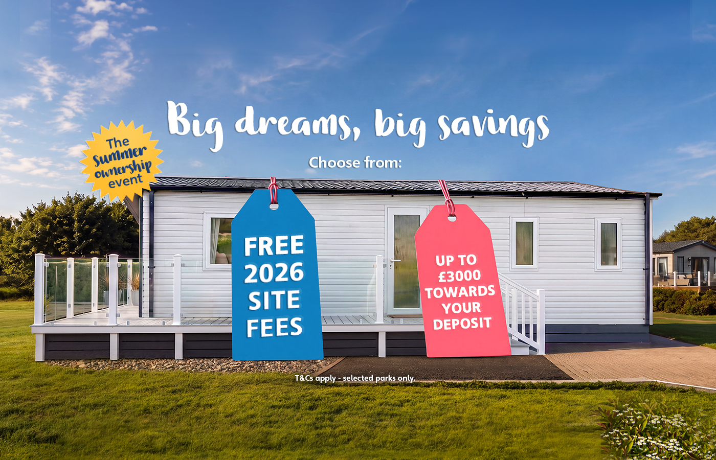 New CS offer with caravan and offers in front