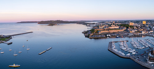 Plymouth from above