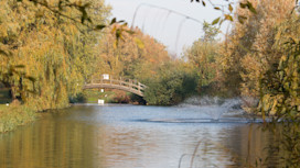 Freshwater fishing lakes at Cleethorpes Beach