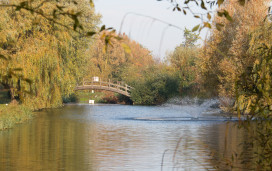 Freshwater fishing lakes at Cleethorpes Beach