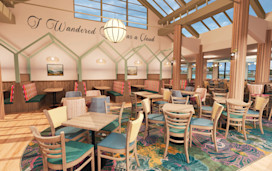 A computer-generated image shows how seating areas in Lakeland's new J D Wetherspoon pub could look.