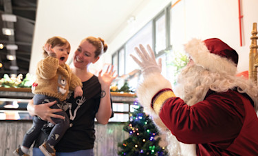 Book Breakfast with Santa to meet the man himself!