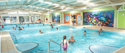 The indoor pool at Marton Mere