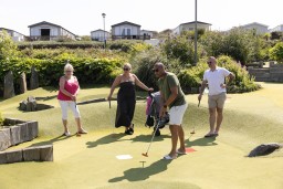 Adventure golf course at Perran Sands 