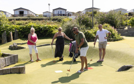 Adventure golf course at Perran Sands 