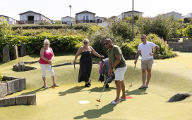 Adventure golf course at Perran Sands