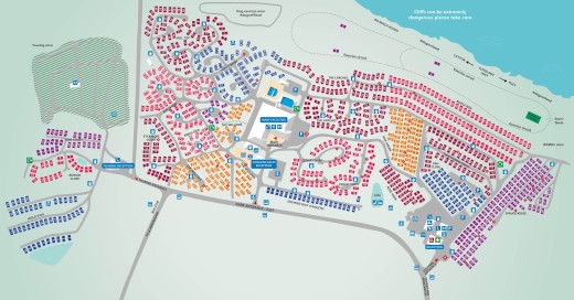 Map of Static Caravans for sale at Blue Dolphin