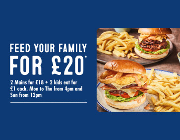 Feed a family of four for £20