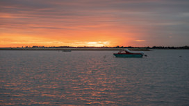 Gaze across the seawater creeks to Mersea Island at Orchards