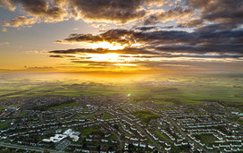 Aerial view of Kilmarnock