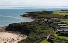The Wales Coast Path passes along Hafan y Mor's coastline.