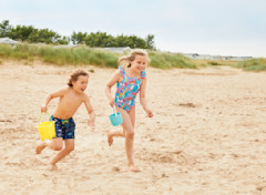 Miles of sandy beach